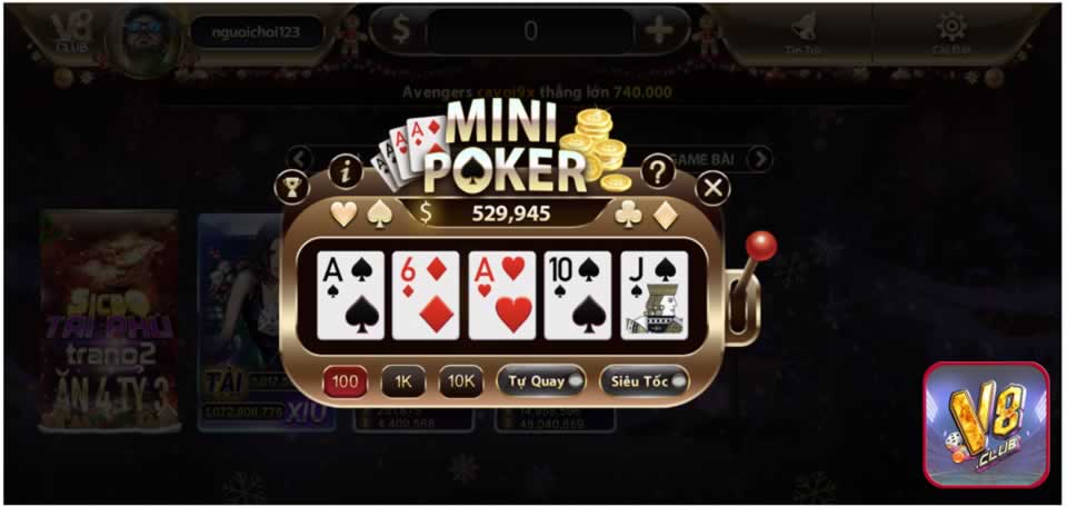 V6bet Online cung cấp rất nhiều trò chơi bài khác nhau - V6bet