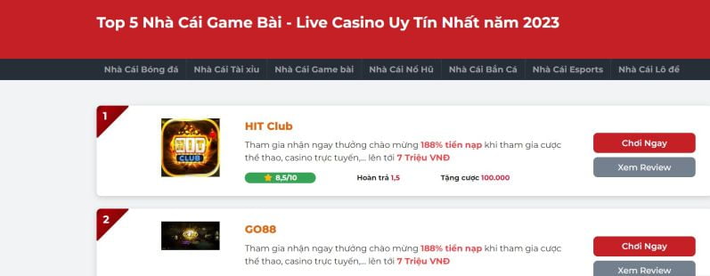 Hcm66 cung cấp rất nhiều trò chơi bài khác nhau - Hcm66
