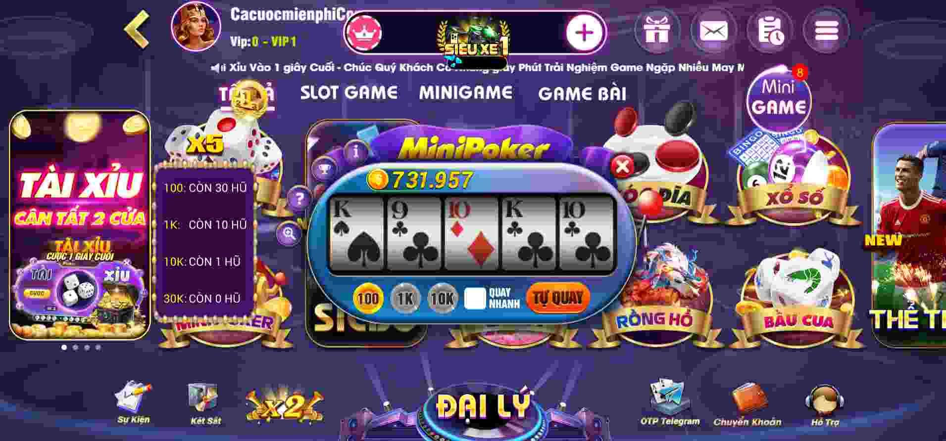 Trang web của Rwin Games sở hữu giao diện chất lượng cao - Rwin